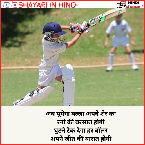 cricket shayari